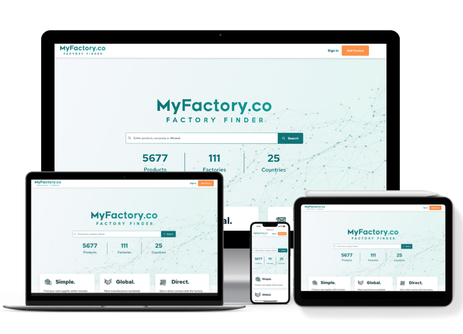 Myfactory.co weboldal referencia kép